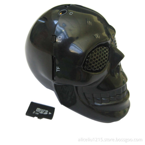 Portable skull mini speaker.promotional mini speaker